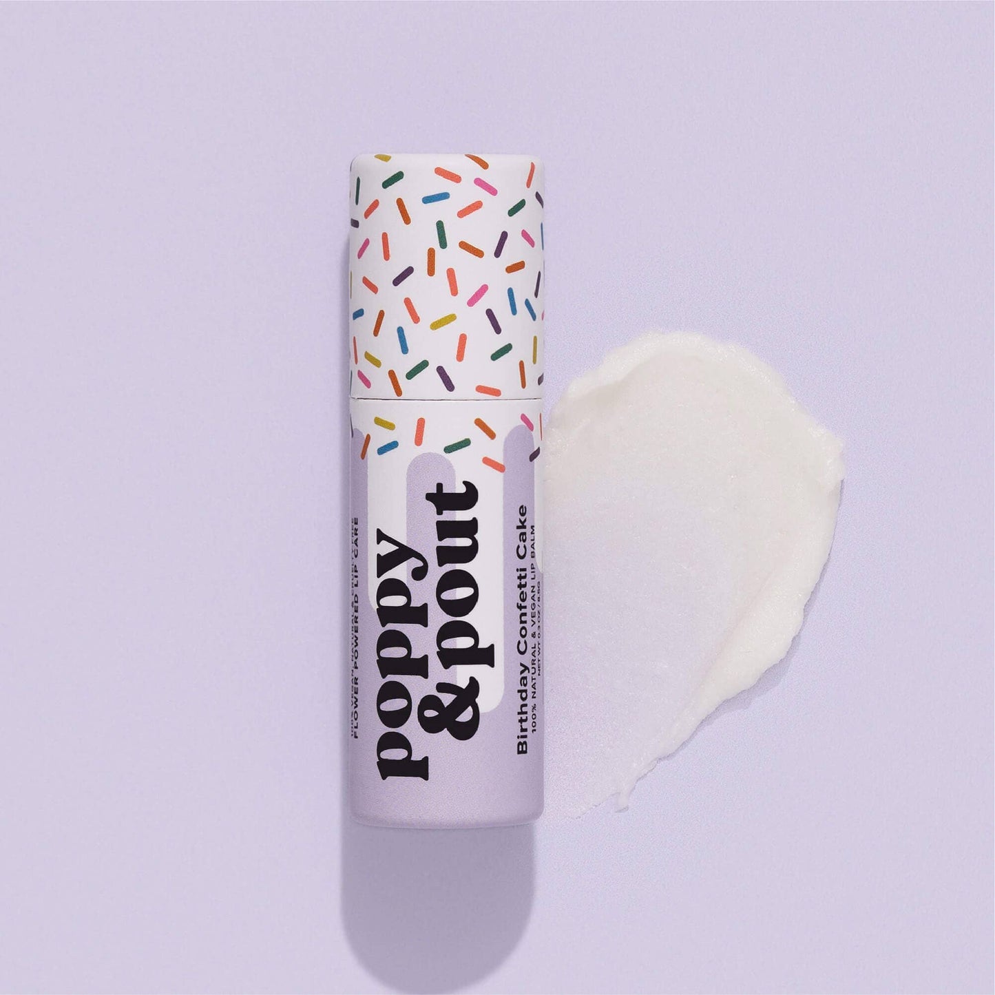 Lip Balm - Purple Birthday Confetti Cake