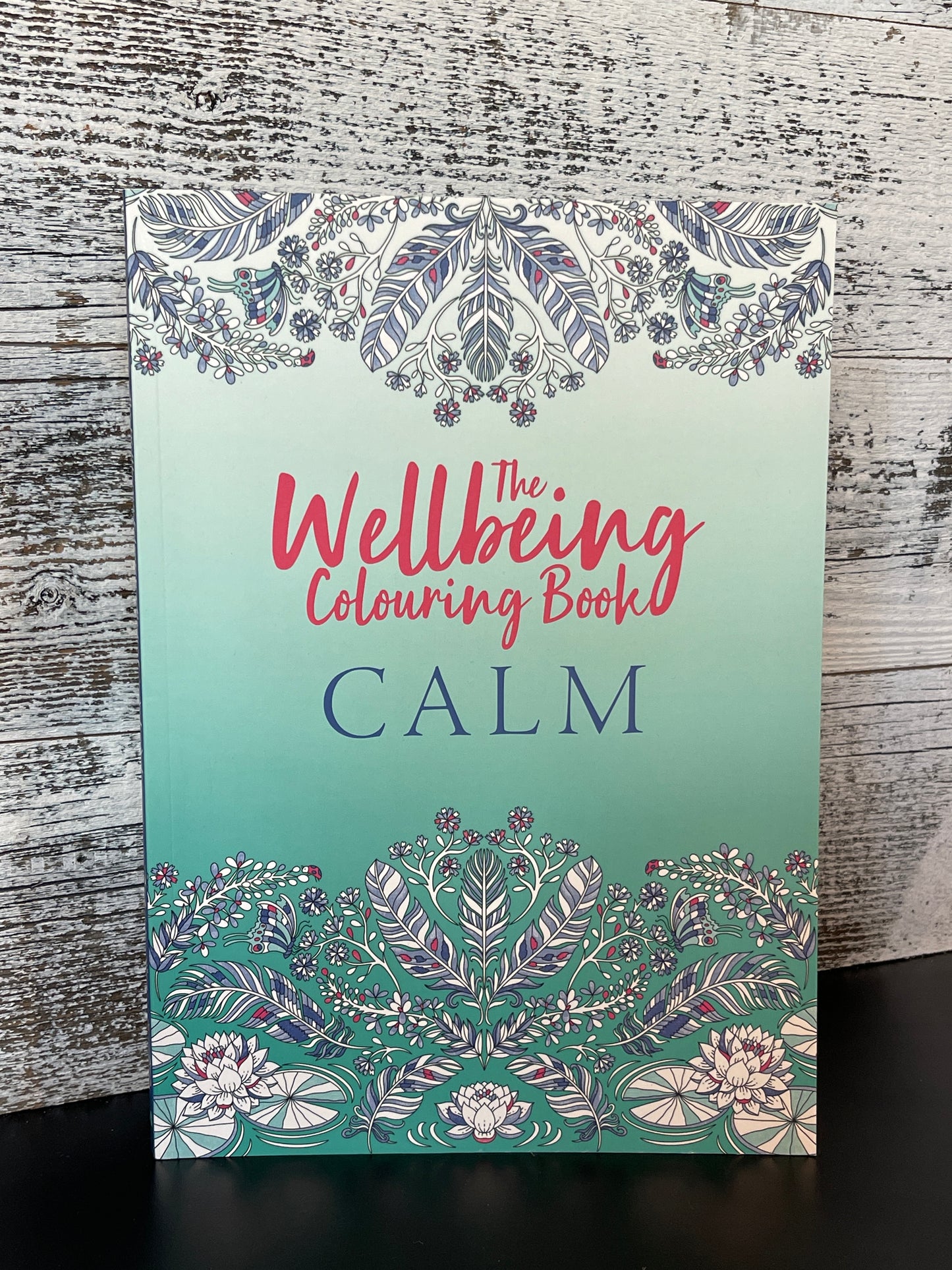 Wellbeing Colouring Paperback Book