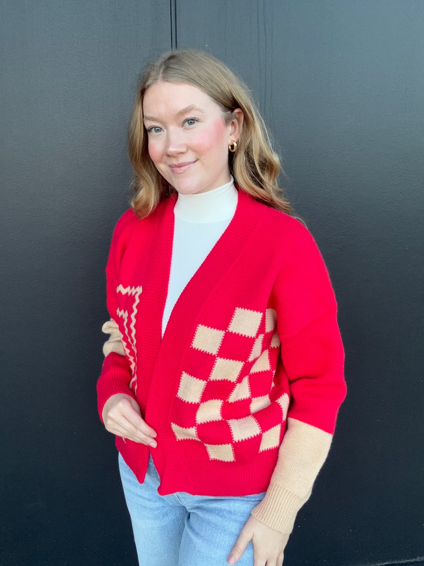 Rudolph Monochrome Cardigan