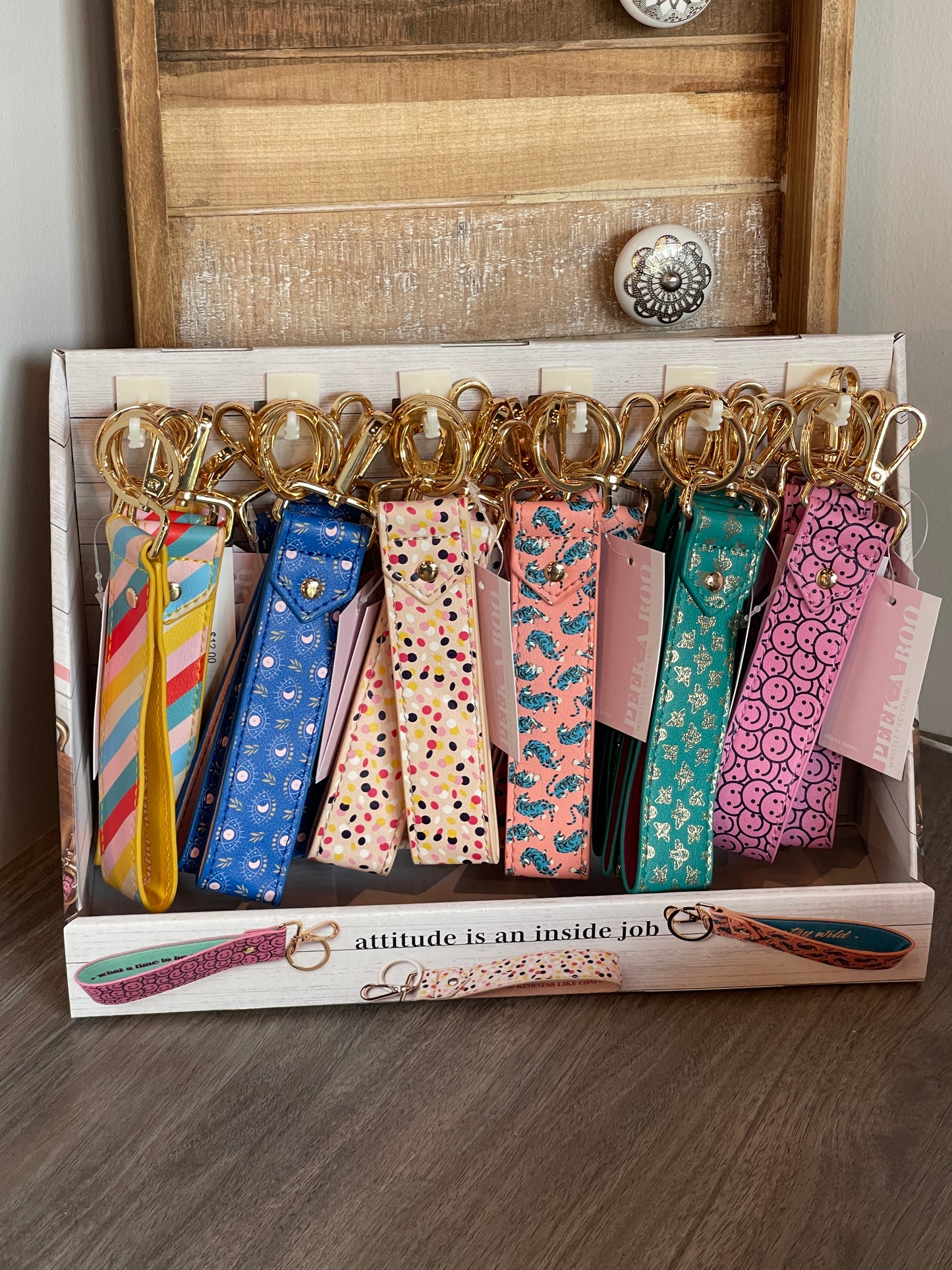 Printed Wristlet Keychains