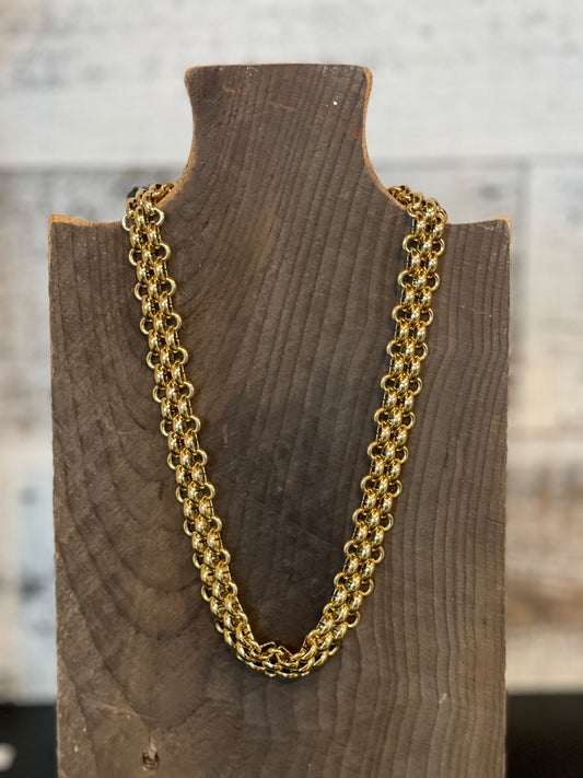Carlisle Woven Gold Necklace