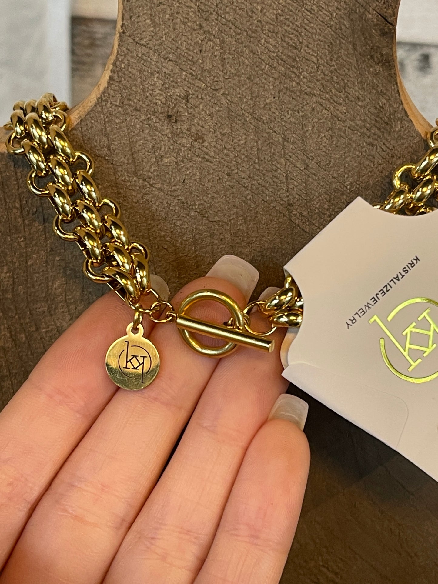 Carlisle Woven Gold Necklace