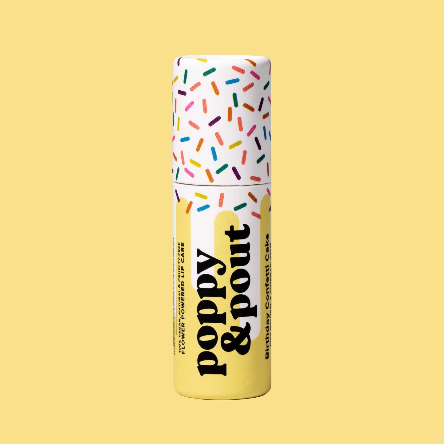 Lip Balm - Yellow Birthday Confetti Cake