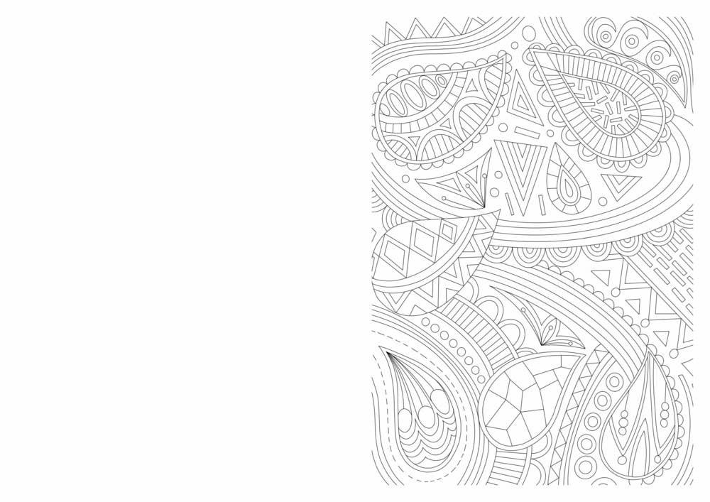 Wellbeing Colouring Paperback Book