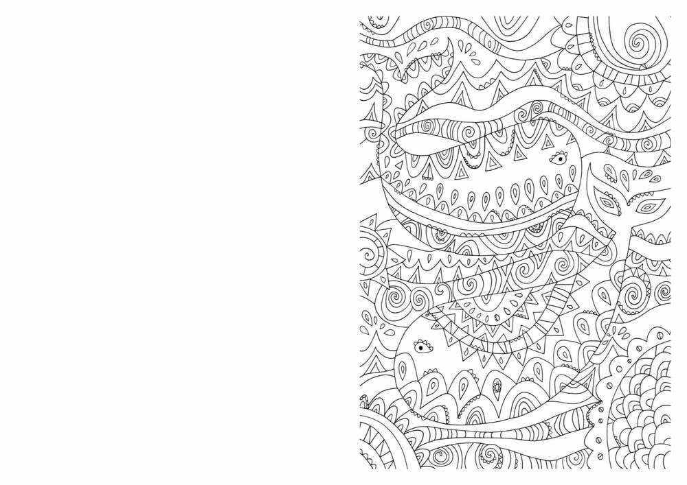 Wellbeing Colouring Paperback Book