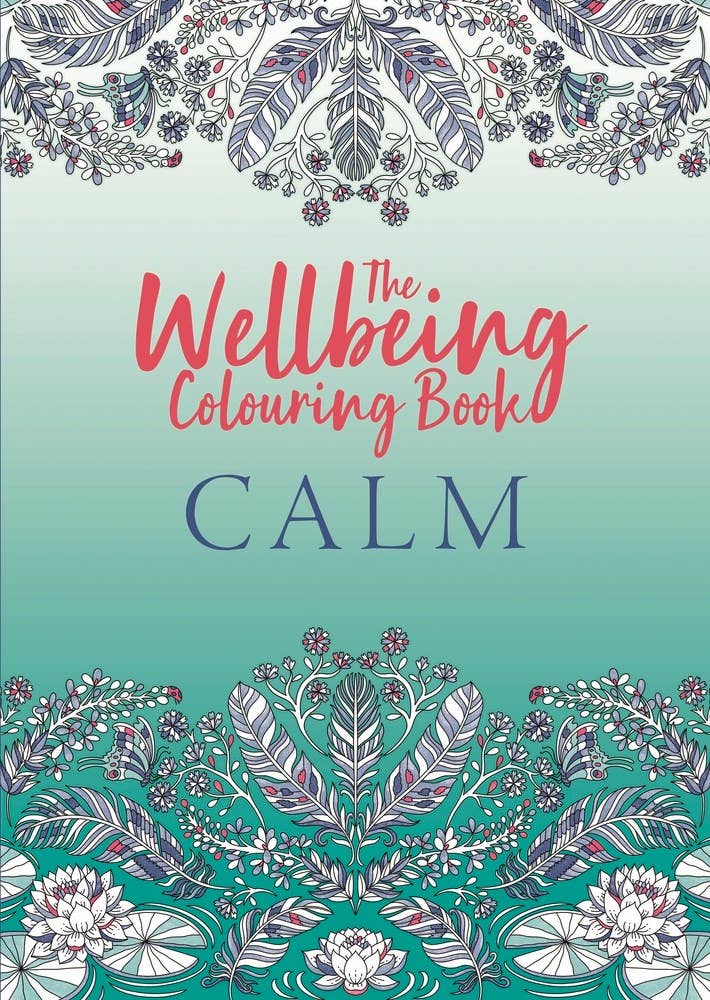 Wellbeing Colouring Paperback Book