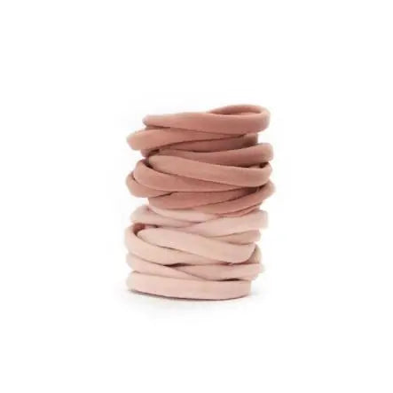 Eco-Friendly Nylon Elastics 20pc - Blush