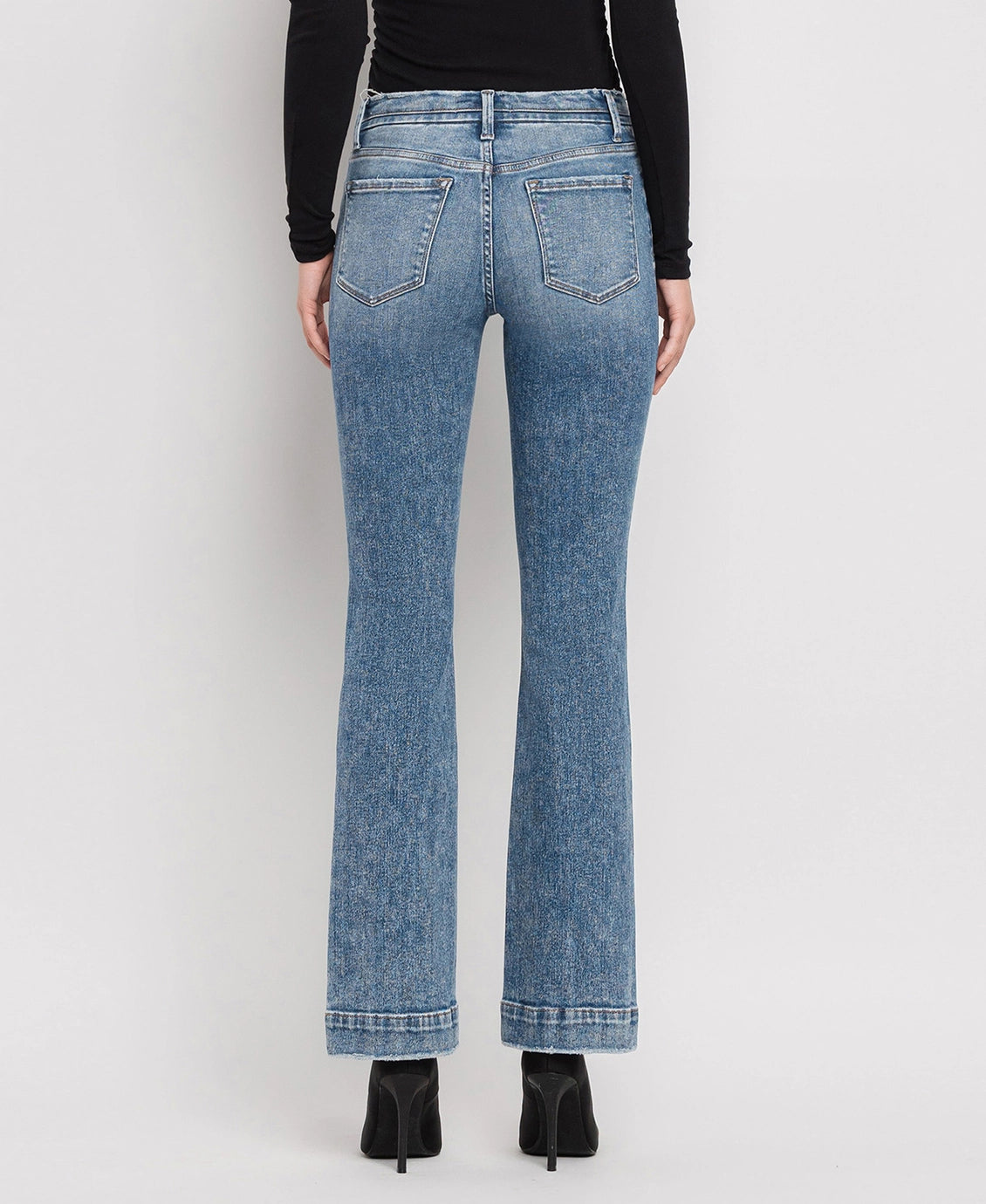 Mid Rise Bootcut Jeans