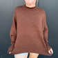 Ribbed Hi-Lo Sweater