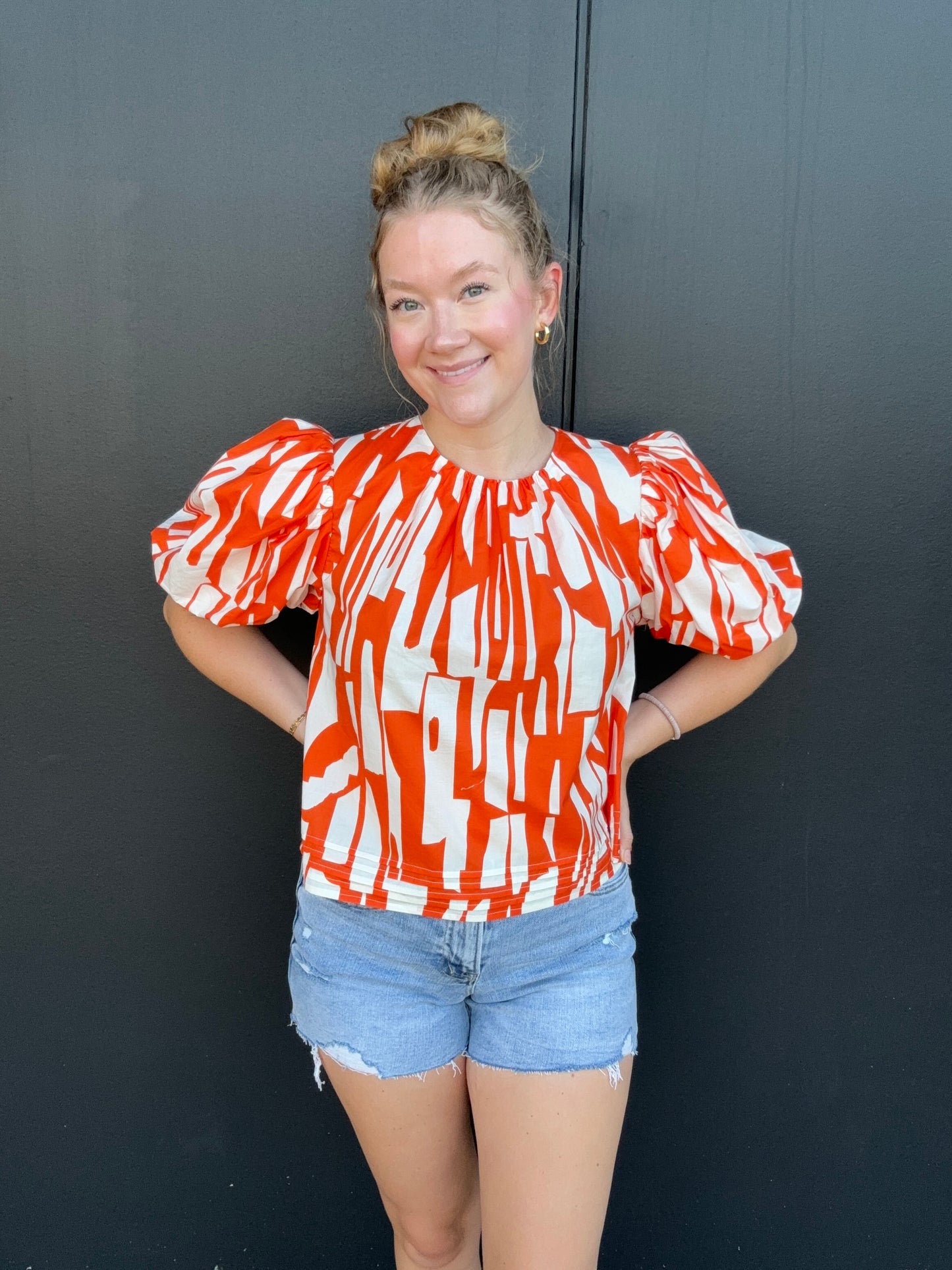 Oranges & Cream Blouse