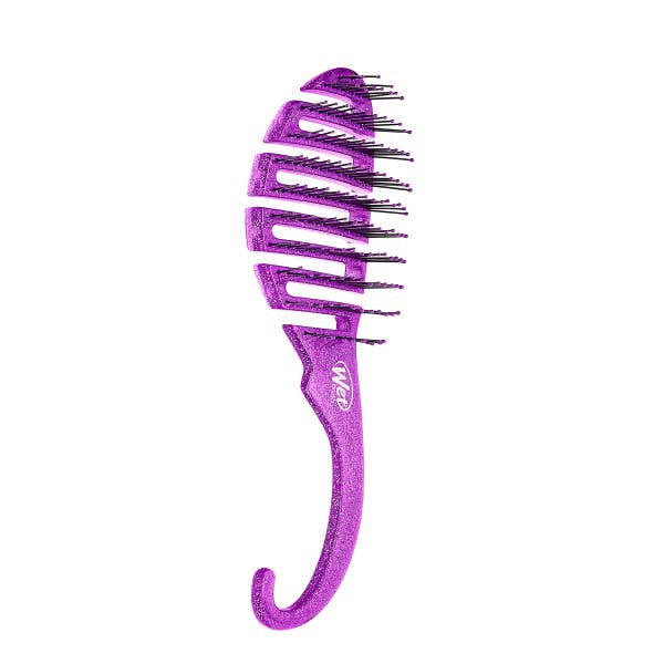 Shower Detangler - Purple Glitter