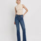 High Rise Trouser Hem Bootcut Jeans