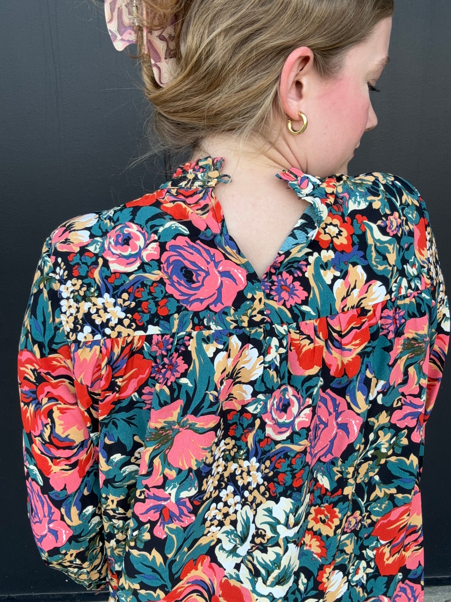 Patricia Floral Peasant Top