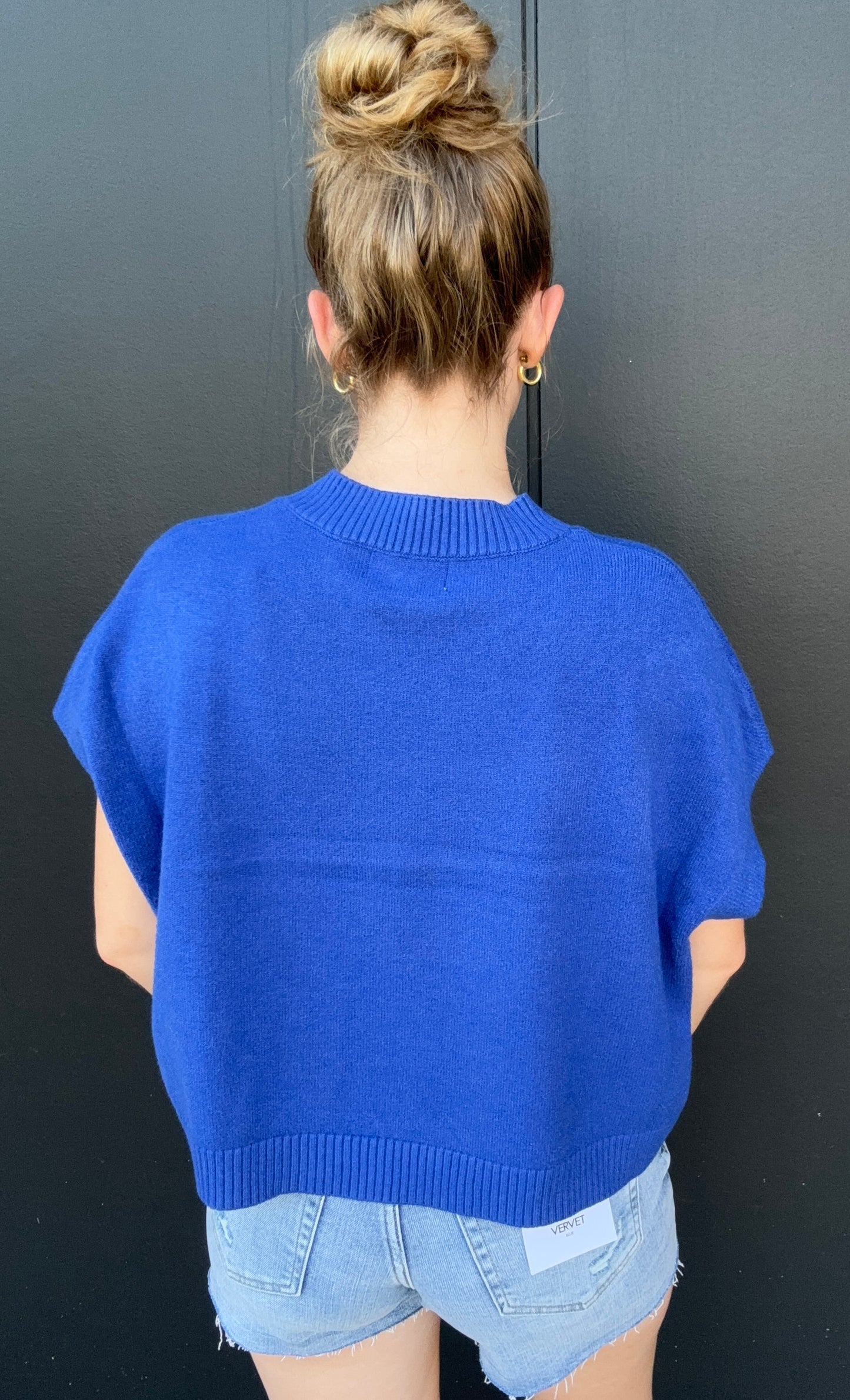 Cobalt Sweater Top