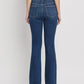 High Rise Trouser Hem Bootcut Jeans