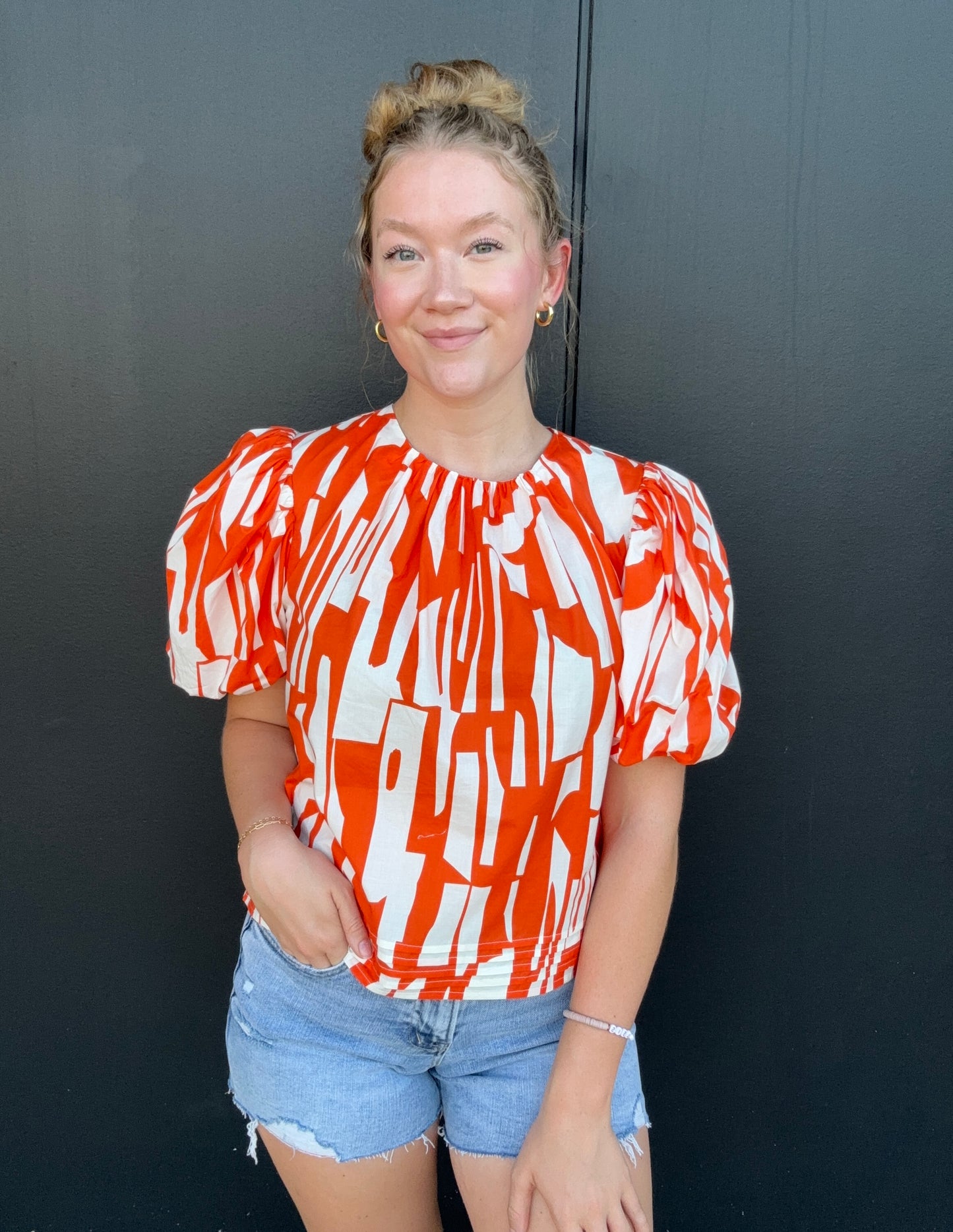 Oranges & Cream Blouse