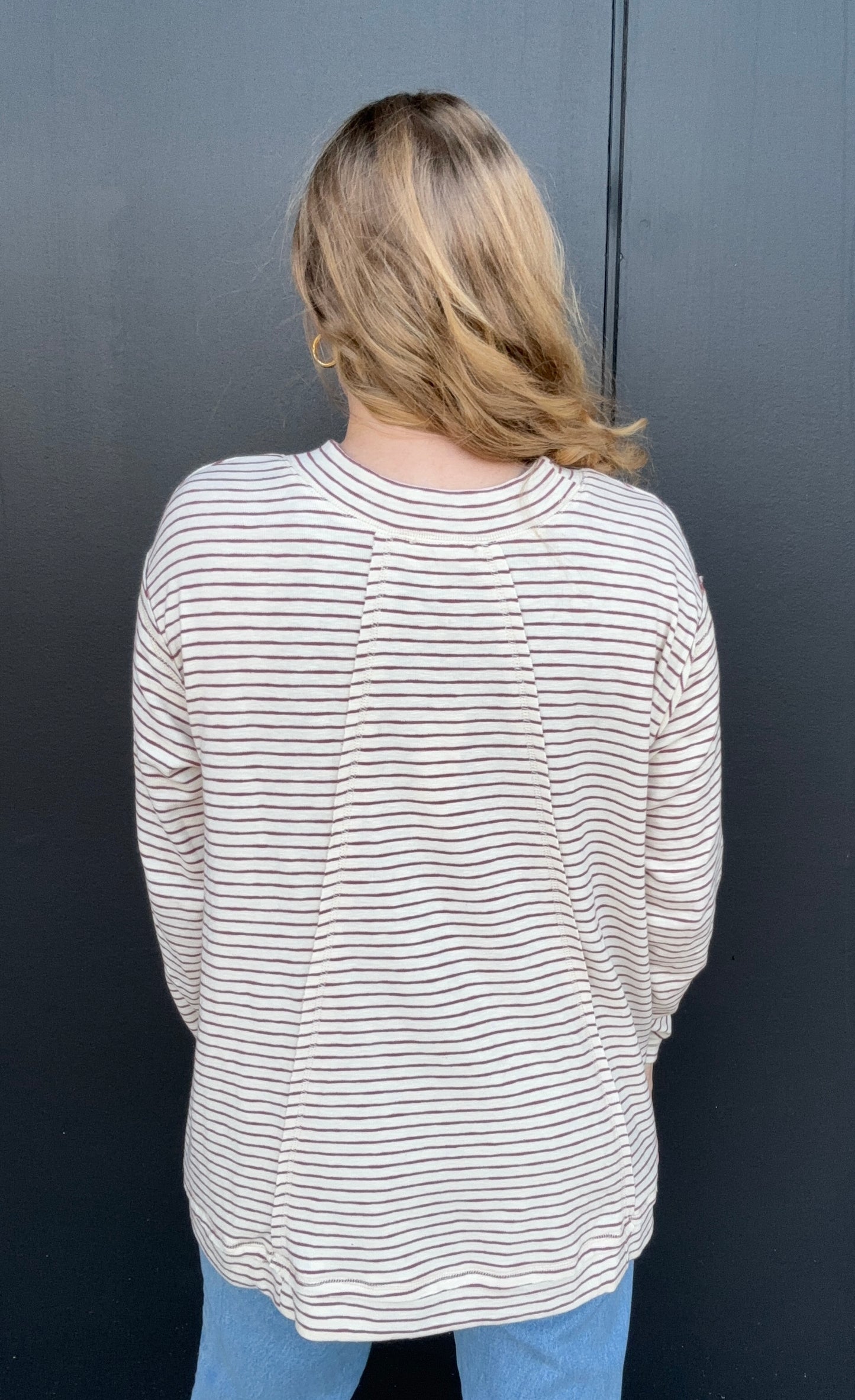 Slouchy Stripe Top