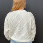 Ivory Argyle Sweater