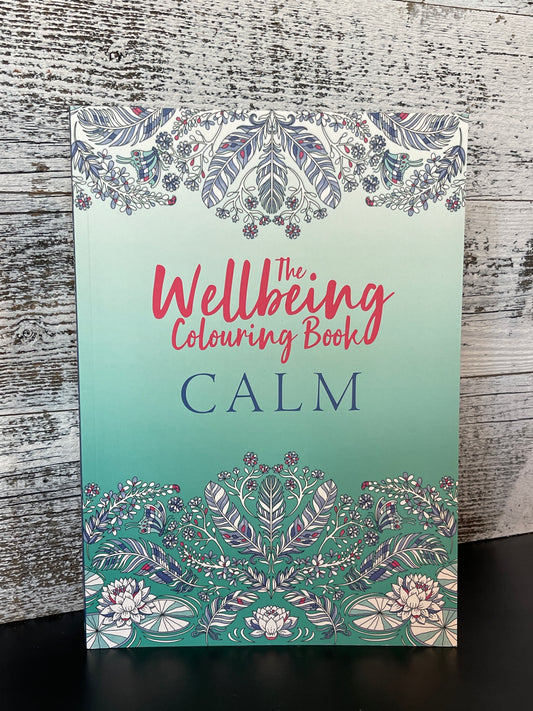 Wellbeing Colouring Paperback Book