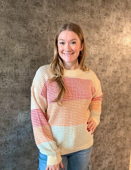Apricot Spring Sweater