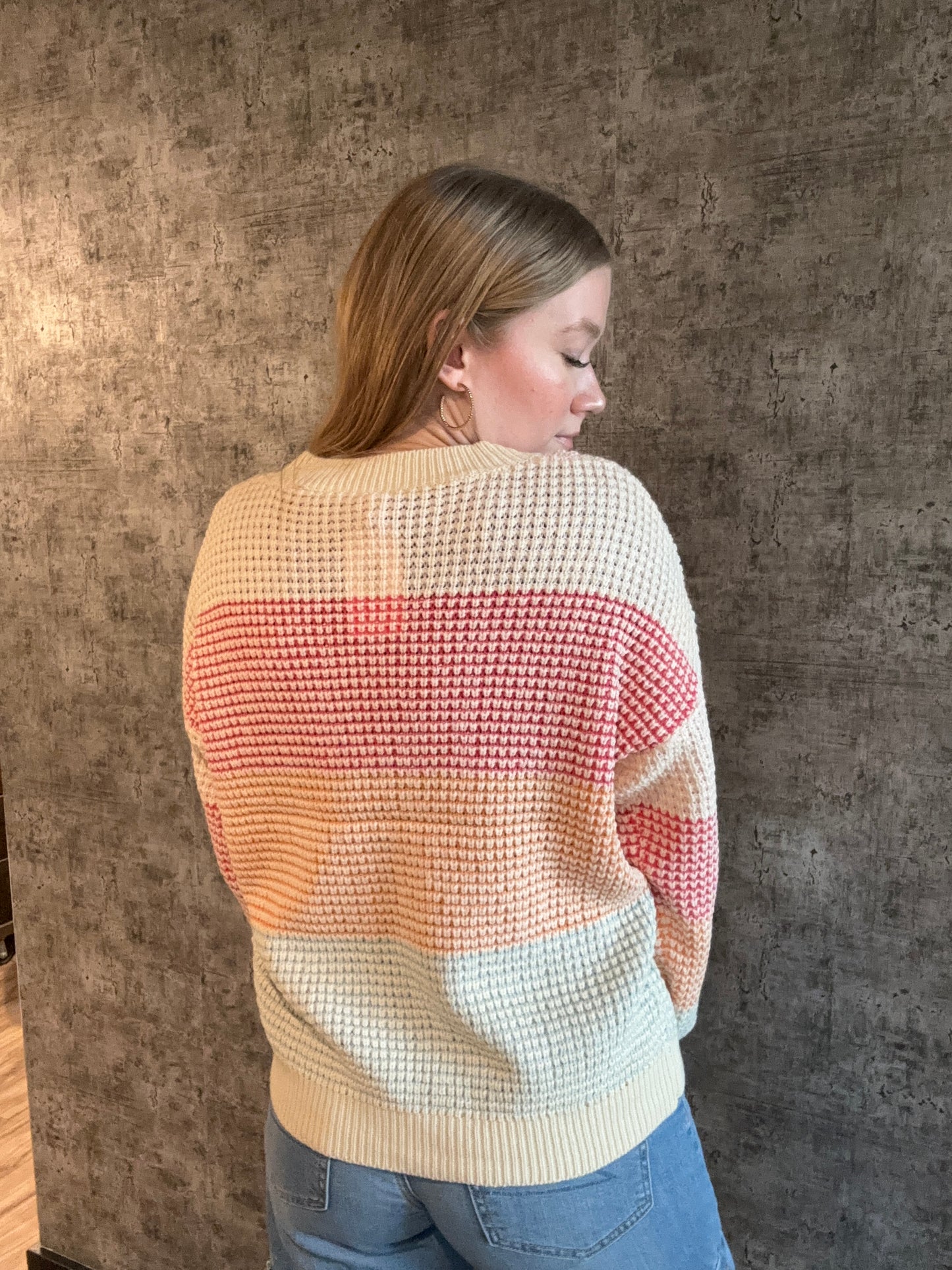 Apricot Spring Sweater