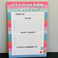 Let's Make Today a Great Day Notepad