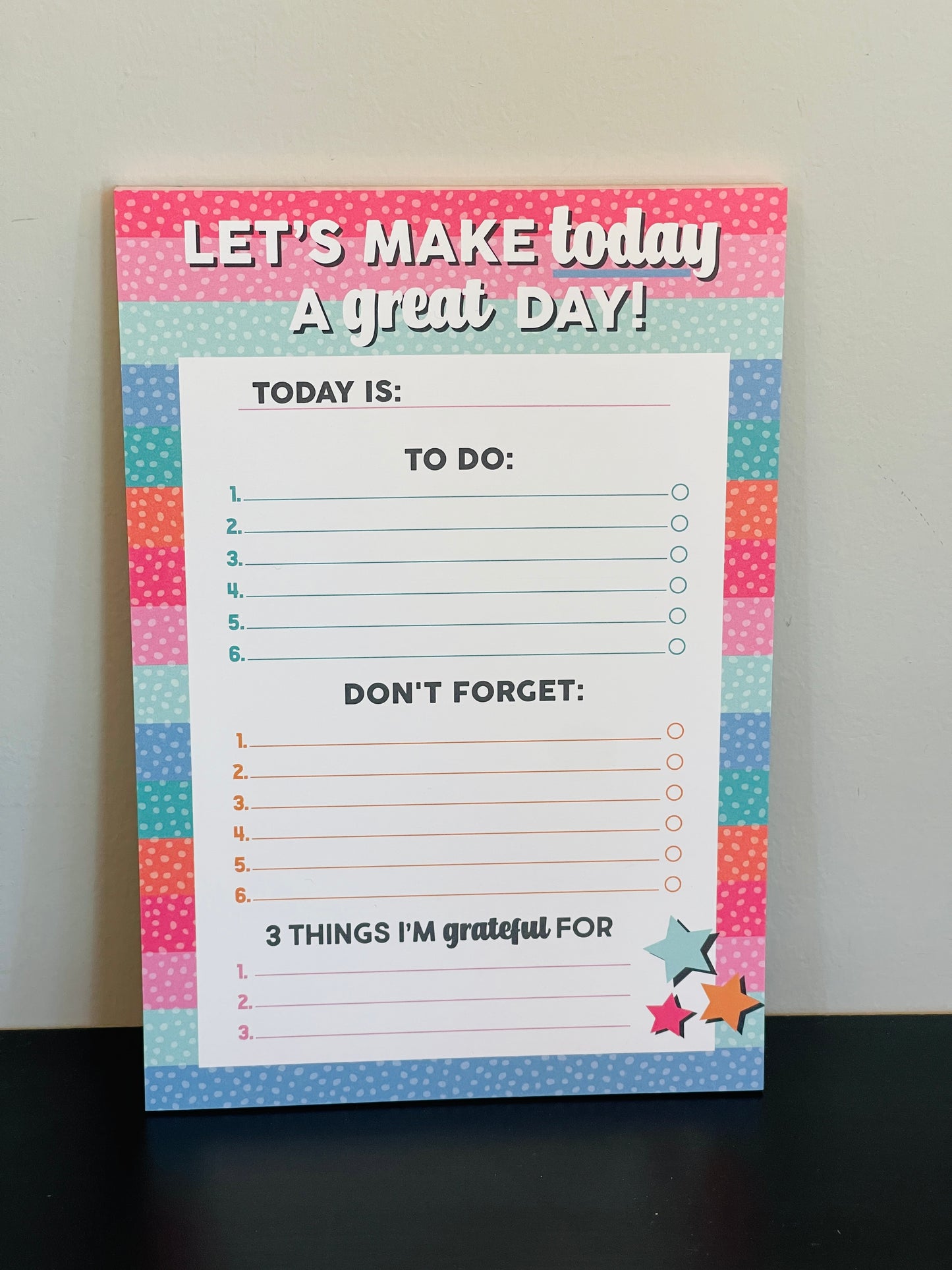 Let's Make Today a Great Day Notepad