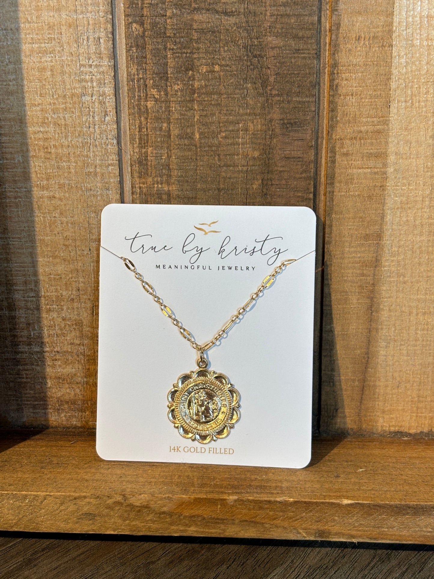 Traveler Saint Christopher Necklace