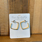 Aries Square Hoop Earrings