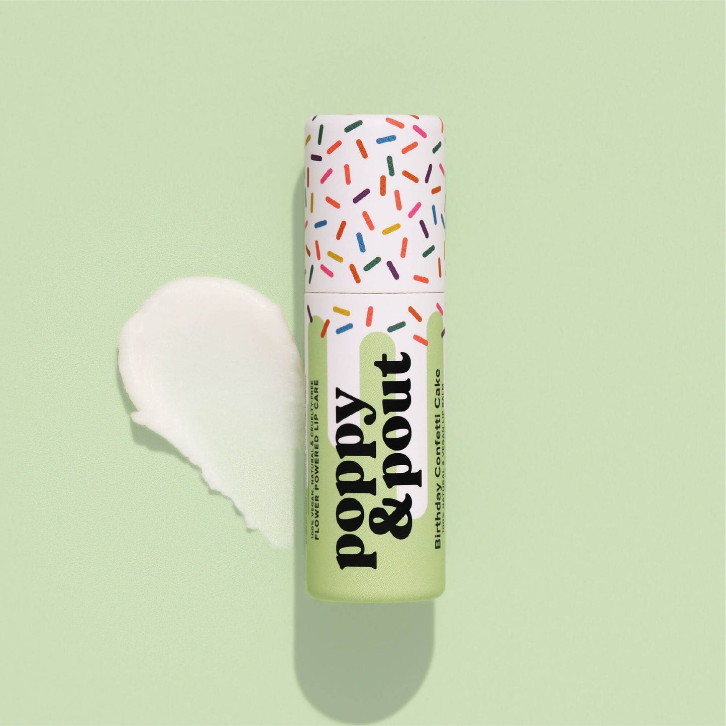 Lip Balm - Green Birthday Confetti Cake