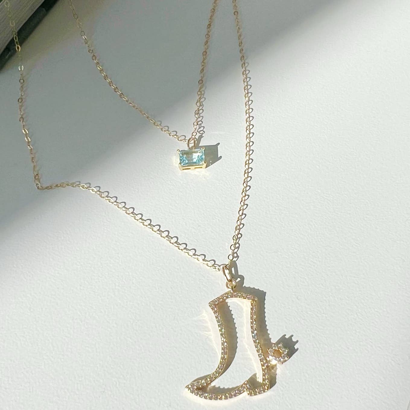 Cowboy Boot Necklace