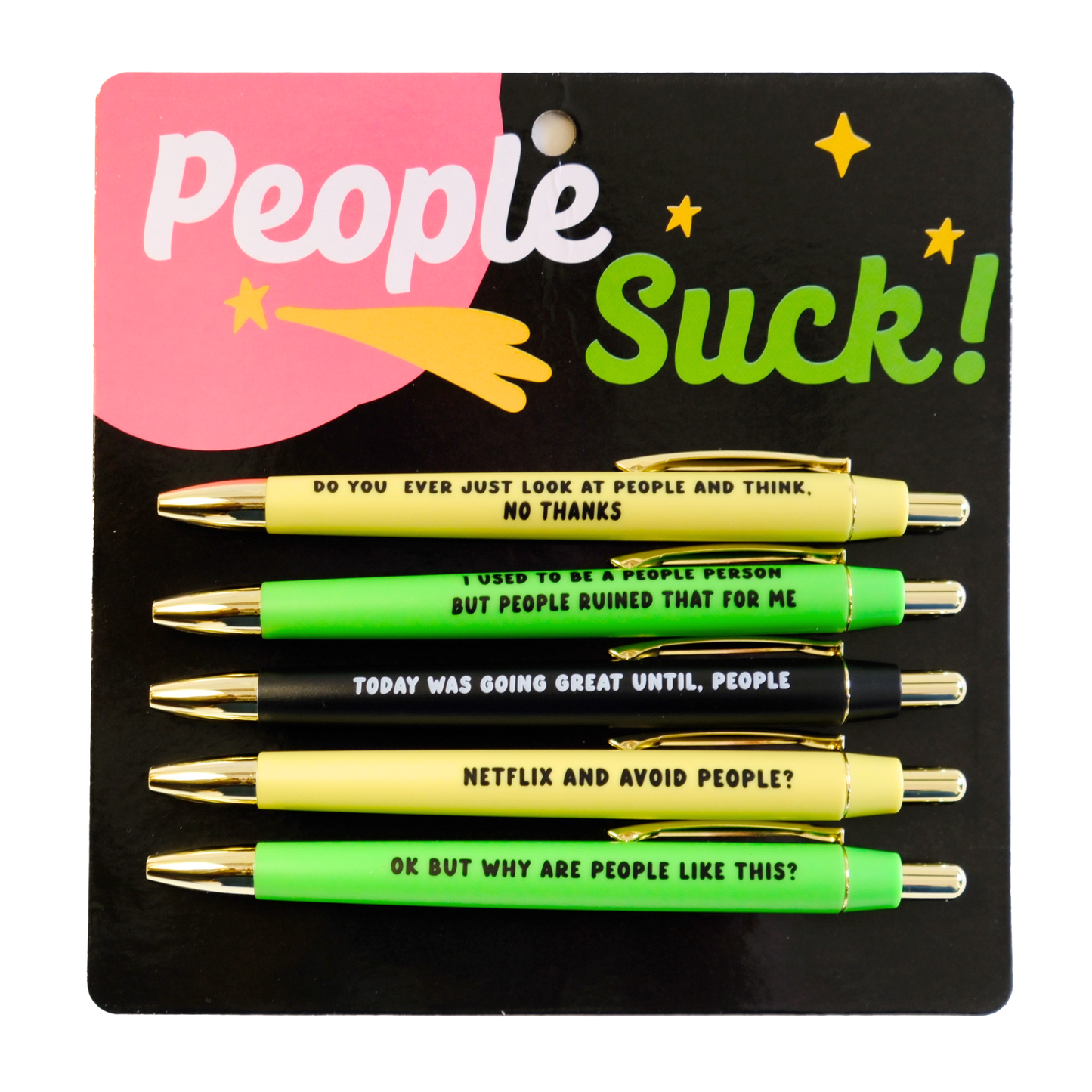 People Suck Pen Set