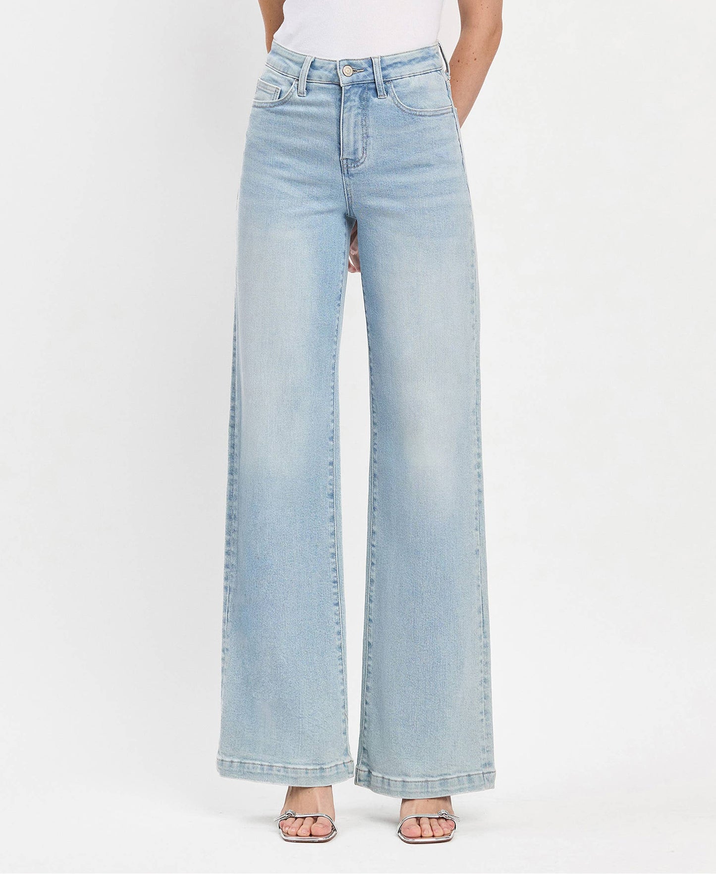 High Rise Wide Leg Jeans