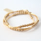 Triple Wrap Bracelet - Gold