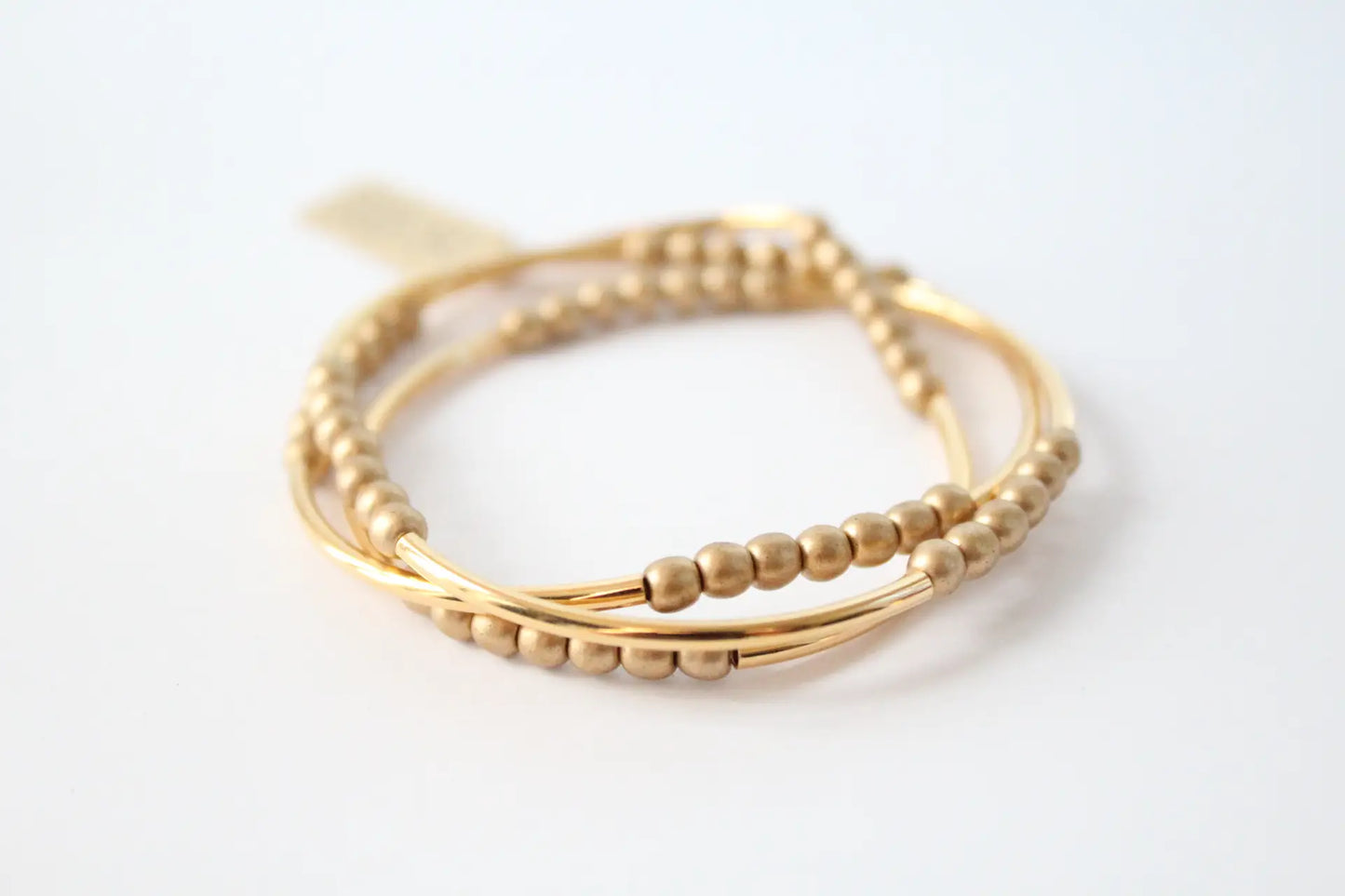 Triple Wrap Bracelet - Gold