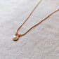 Hepburn Pear Moonl Pendant Layering Necklace
